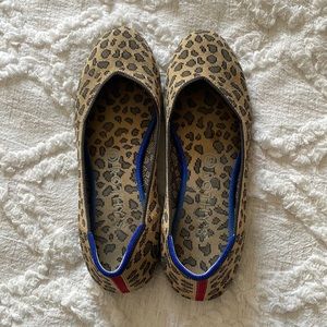 Rothy’s leopard print flat